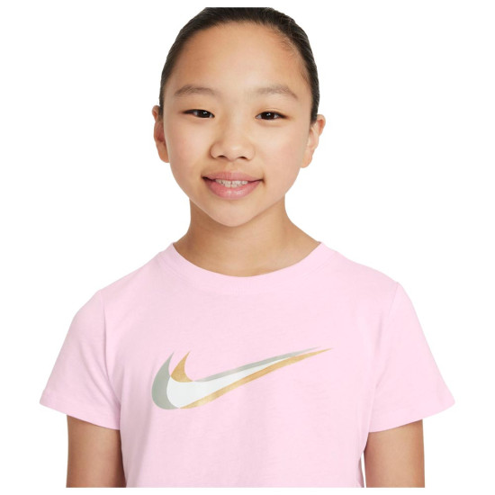 Nike Παιδική κοντομάνικη μπλούζα Crop